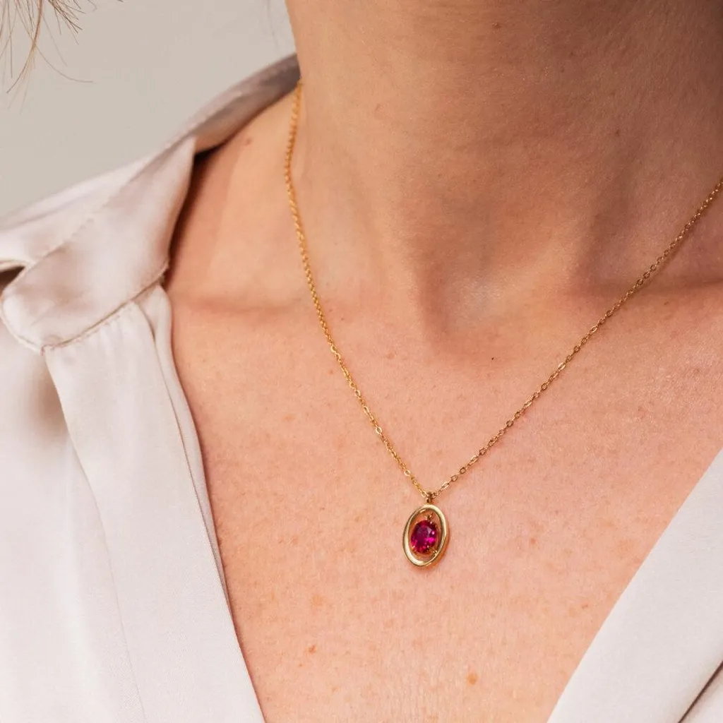 Collier Pendentif Géométrique Ao Ojnn42G - Bijou Raffiné pour Femme