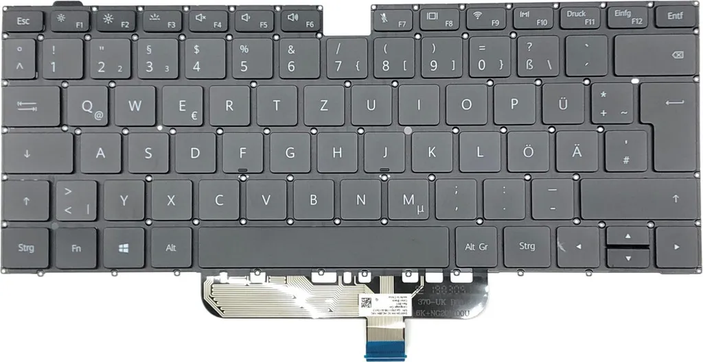 Clavier Noir AZERTY sans Rétroéclairage pour HUAWEI MagicBook 15 - 6