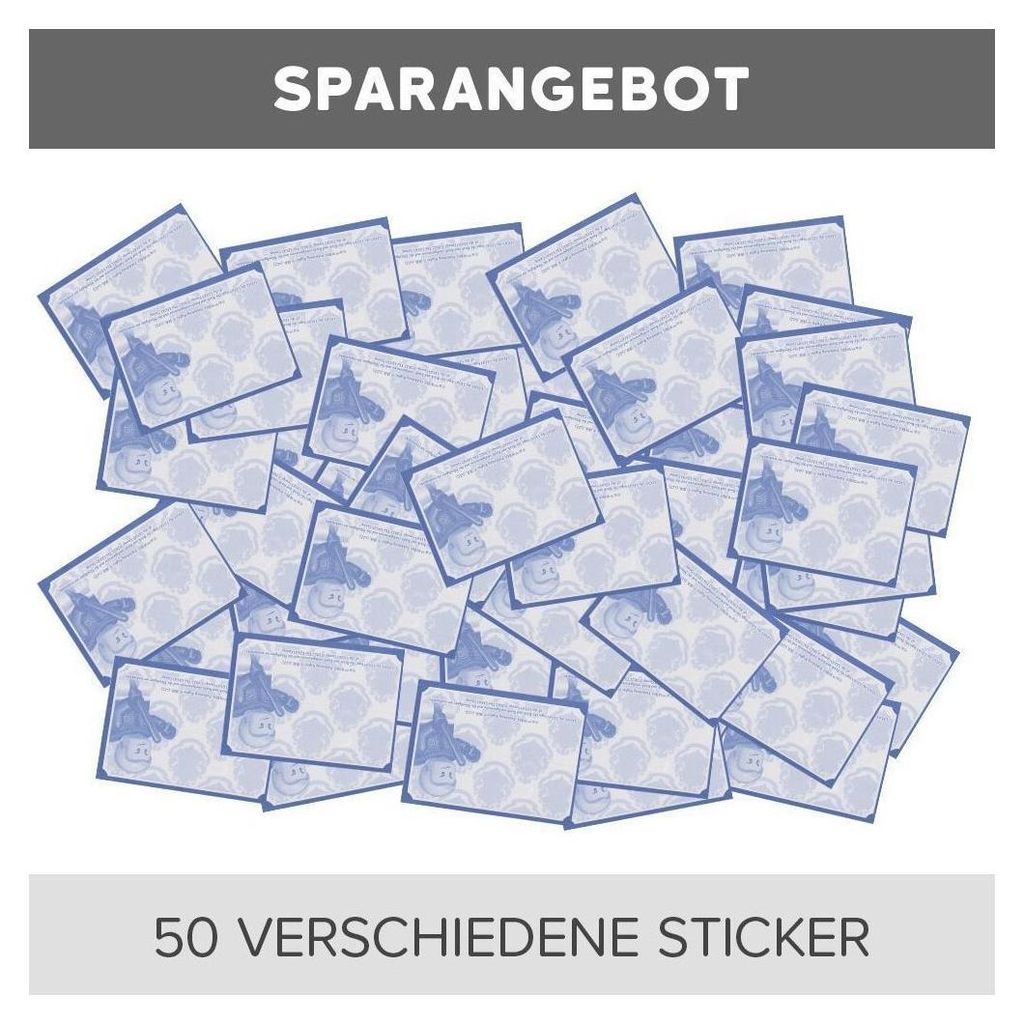 LEGO Harry Potter - Reise in die Zauberwelt - Sammelsticker - 50 verschiedene Sticker (zufällige Auswahl)