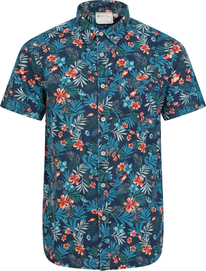 Mountain Warehouse - Hemd für Herren kurzärmlig MW1131 (4XL) (Marineblau)