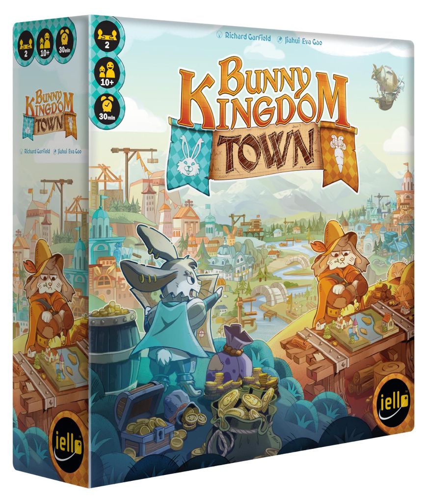 Bunny Kingdom Town Brettspiel für 2 Spieler, ab 10 Jahren, Produktbild 