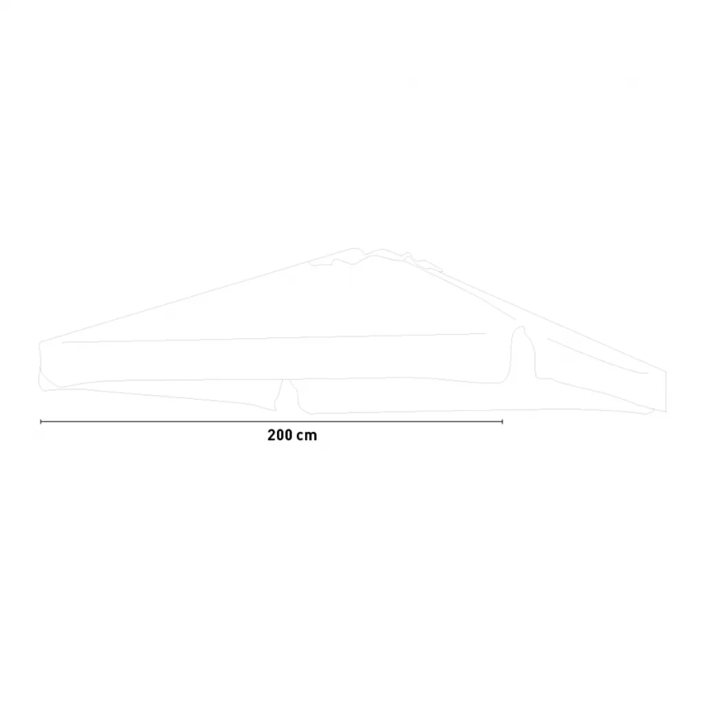 Remplacer toile parasol 2x2 Plutone : solution durable contre les UV - 2