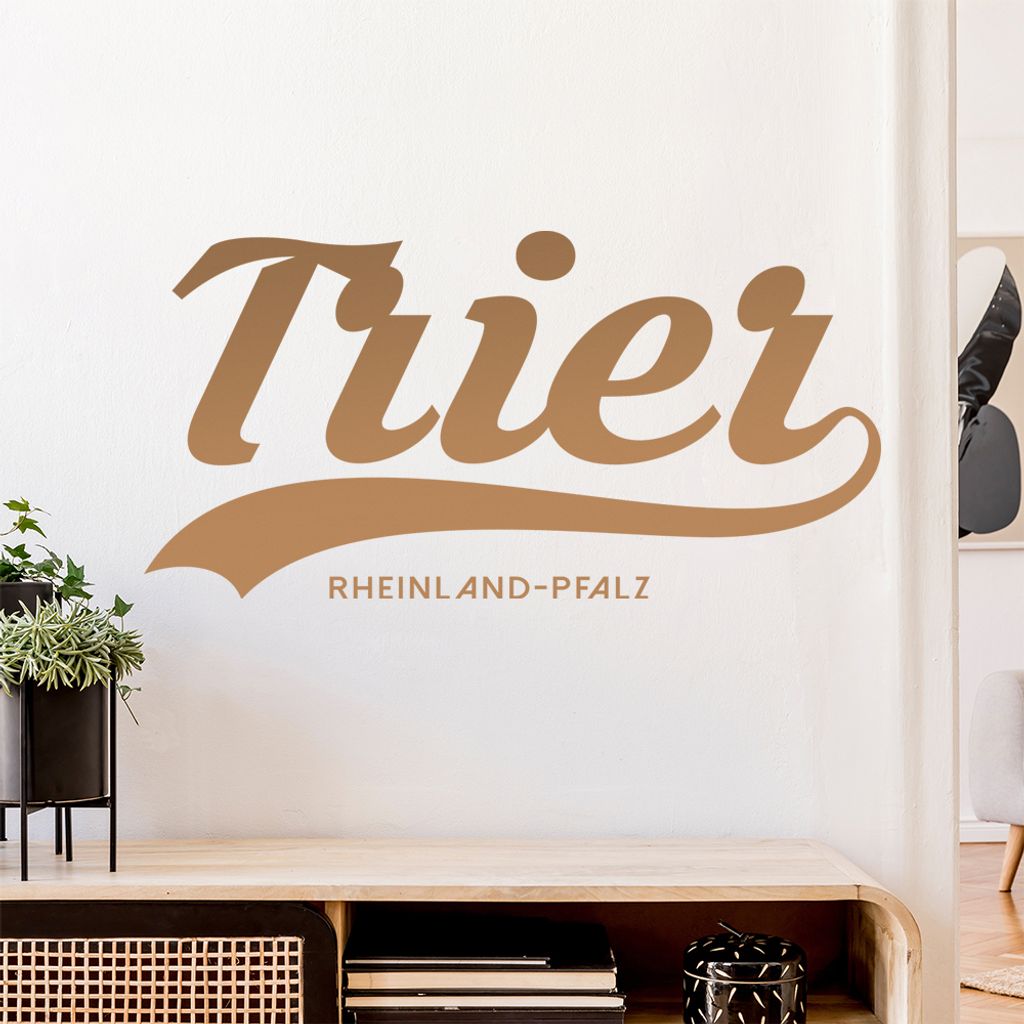 Trier Rheinland-Pfalz Wandtattoo Wandaufkleber Wall Sticker - Dekoration, Küche, Wohnzimmer, Schlafzimmer, Badezimmer