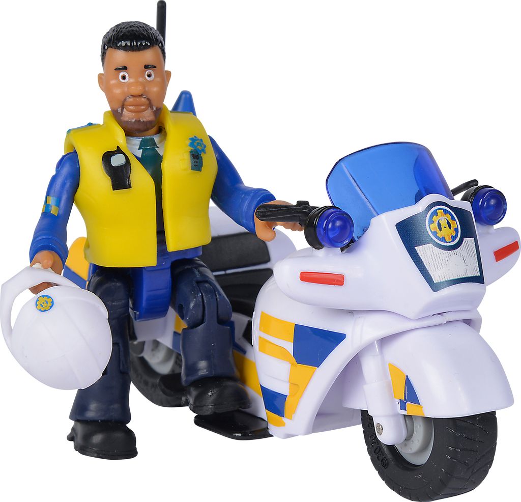 Simba Dickie Vertriebs GmbH Sam Polizei Motorrad mit Figur Produktbild 5