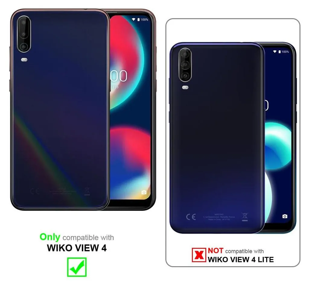 Cadorabo Custodia per WIKO VIEW GO Book Cover (Wiko View Go