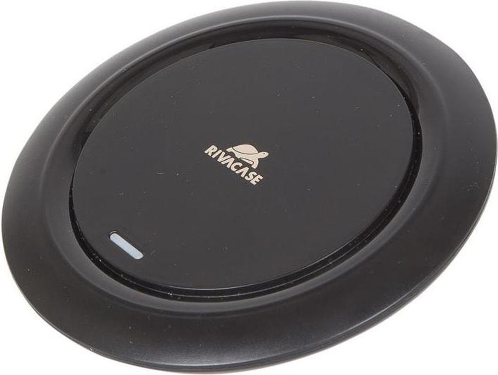 RIVACASE VA4913 BD1 Qi 10W Wireless-Ladegerät Schwarz für USB-Smartphones