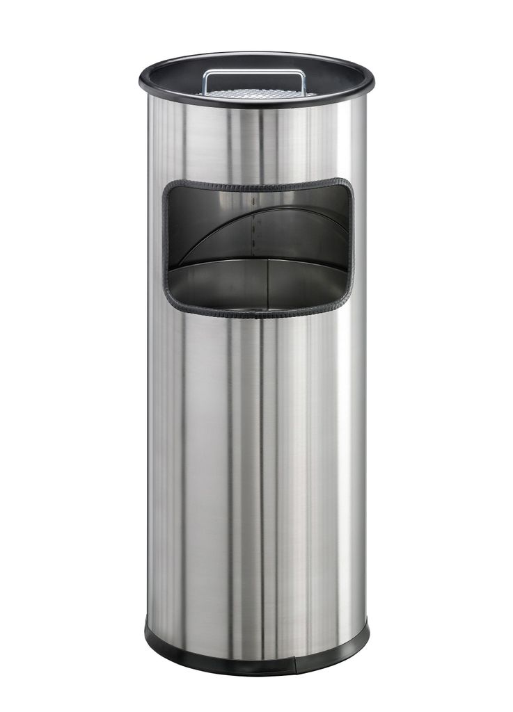 Durable 3373 23 Kosz na śmieci z popielniczką STAL Zdjęcie produktu 