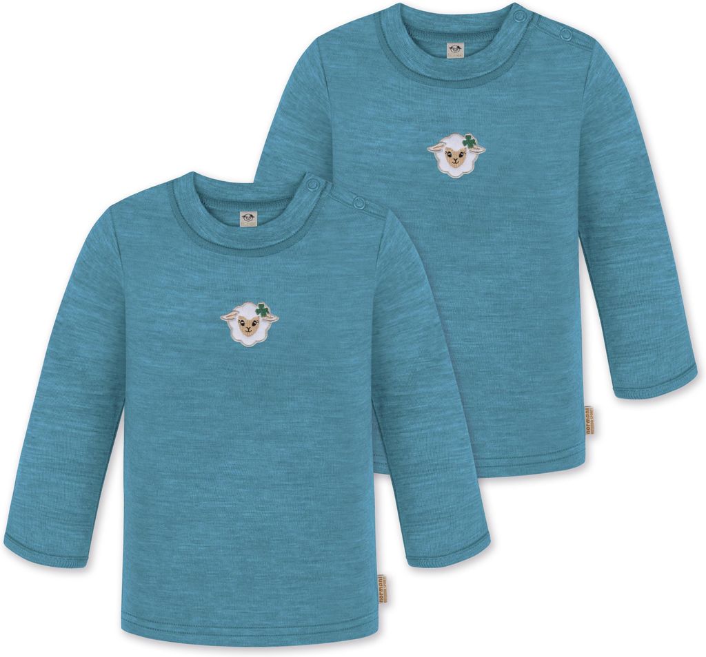 normani 2er Pack Baby Merino Longsleeve