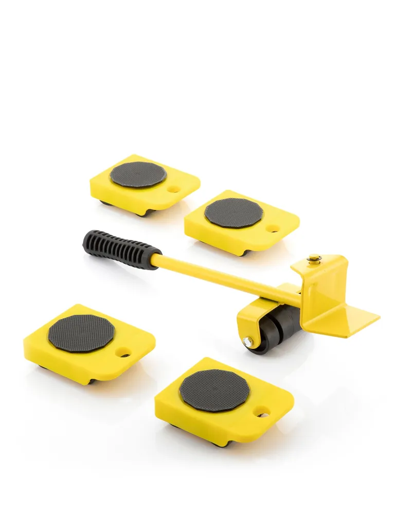 Sollevatore Mobili HeavEasy InnovaGoods 150kg: Set Trasporto 5 Pezzi