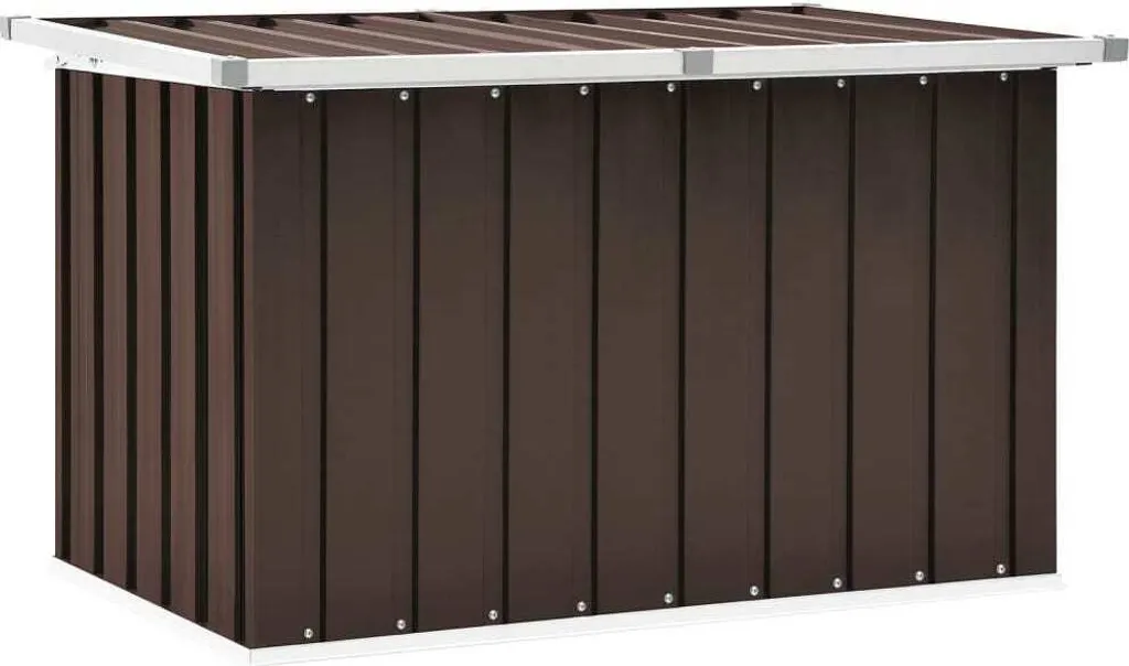 Baule Porta Cuscini Esterno Marrone 109x67x65 cm | Salva Spazio Casa