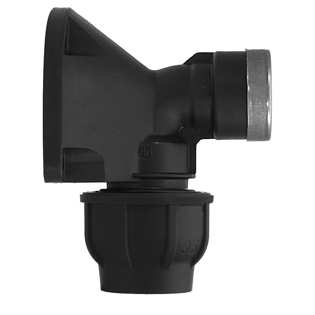 Gebo-Plast Klemmverbinder, Wandbefestigung mit IG Ø 25 mm x 3/4 Zoll - DN 20