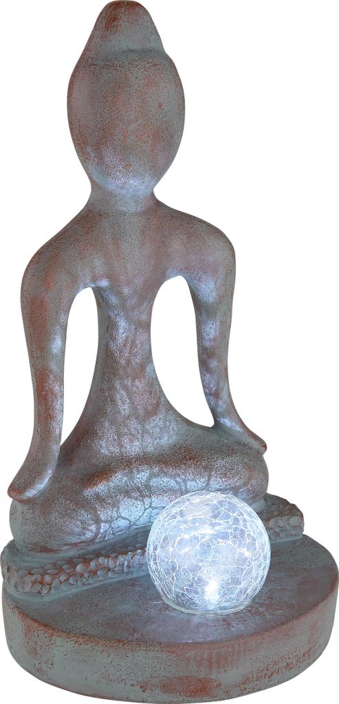 GLOBO 33569 Solarleuchte Kunststoff bronzefarben, LED Produktbild 