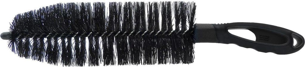 Premium Felgenbürste 360mm lang Schwarz ergonimischer Griff Profi für Auto Motorrad KFZ Reinigungsbürste Pflege Bürste Felgen Reinigung