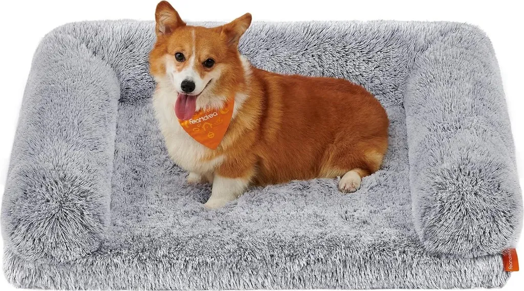Couchage moelleux pour chien moyen idéal pour salon et repos profond