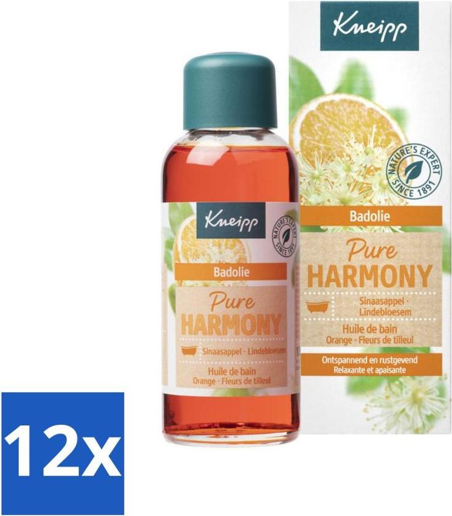 Kneipp - Badeöl - Orange-Limettenblüte - 100 ml - Vorteilspack - 12 Stücke