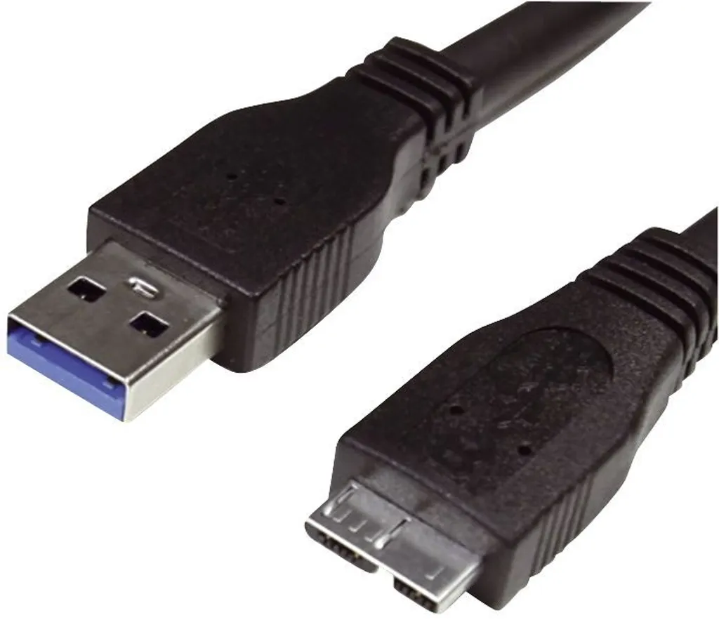 MediaRange MRCS153 Cavo USB 3.0 Micro B Nero 1 Metro - Top Quality
