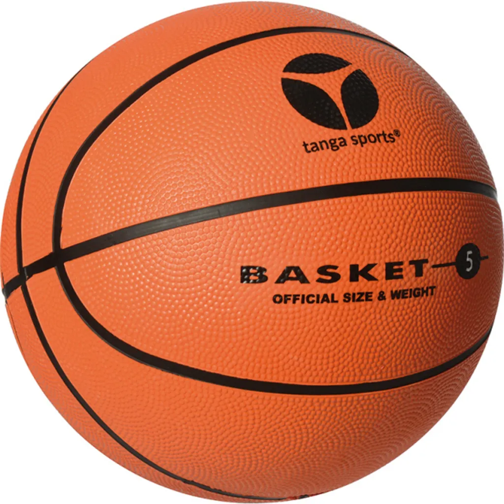 Ballon de Basket 22 cm avec Valve à Aiguille Robuste en Coloris Orange