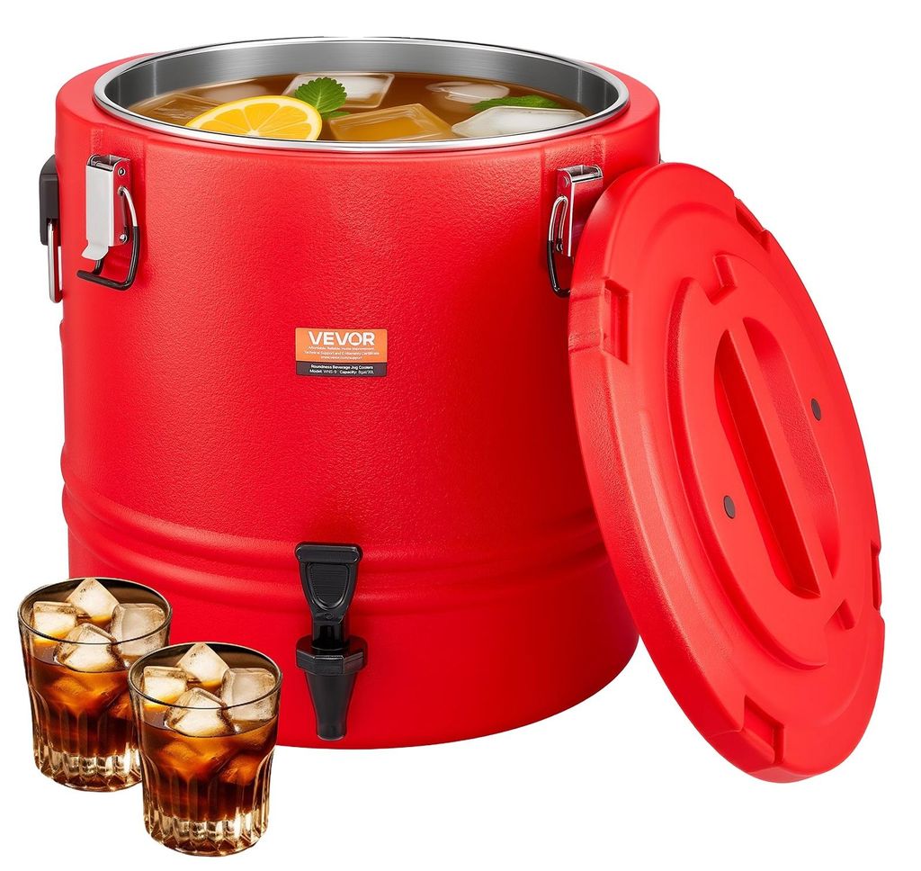 Dispensador de bebidas aislado VEVOR de 30 litros, Imagen del producto 