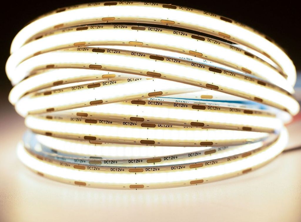 LUMILED LED Streifen 5M, 1920 LEDs 12V neutralweiß 4000K, 50W NEON LED Strip, COB LED Band IP65 wasserdicht, Hohe Helligkeit 5500 lm Selbstklebend...