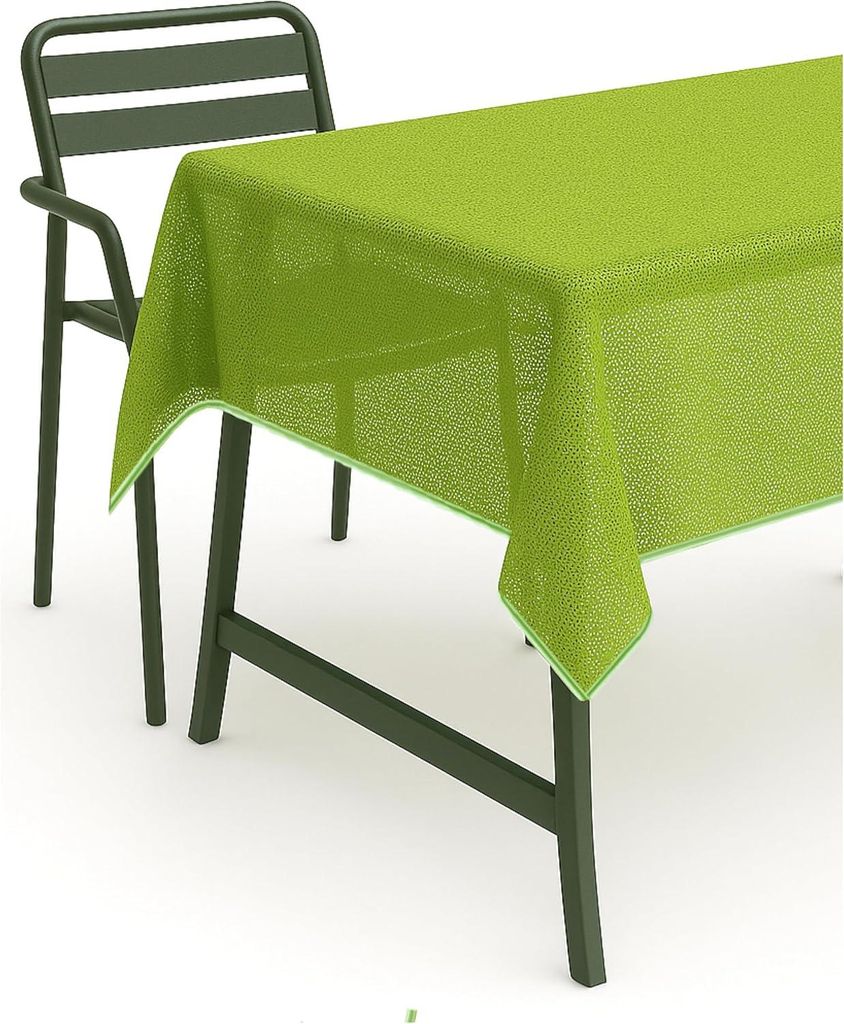 Gartentischdecke Weichschaum 130 x 160 cm - gruen Produktbild 