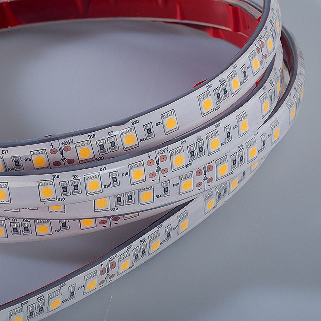 LED Strip 5050 Warmweiß (3000K) 72W 500CM 24V IP67