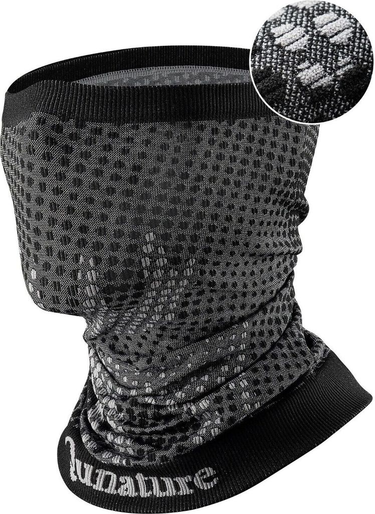 Qunature Multifunktionstuch Schlauchtuch Outdoor Maske Motorrad Halstuch Sport Halswärmer Schwarz