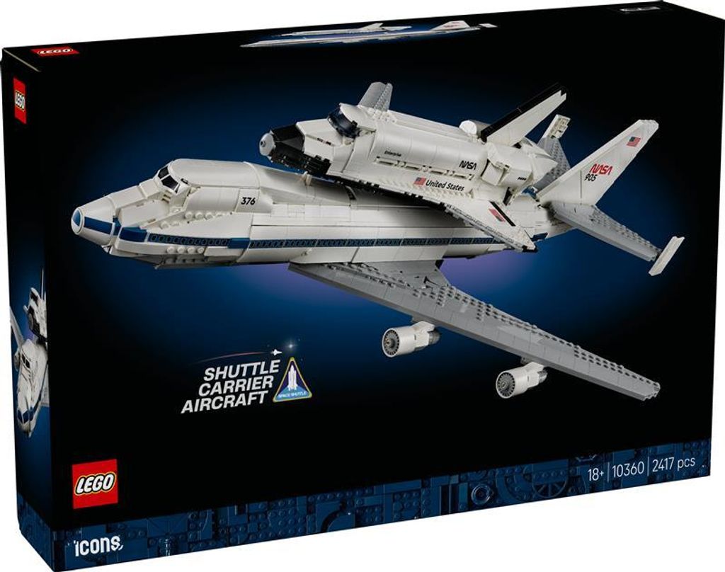 Lego 10360 LEGO® Icons Spaceshuttle-Transport-Jumbo--10360 Productafbeelding 