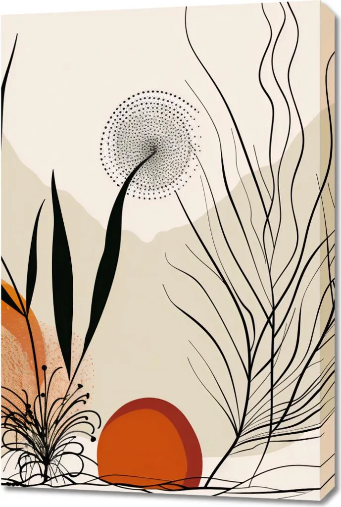 Quadro 60x90 cm Eco Attraverso il Deserto - Arredo Parete Sostenibile