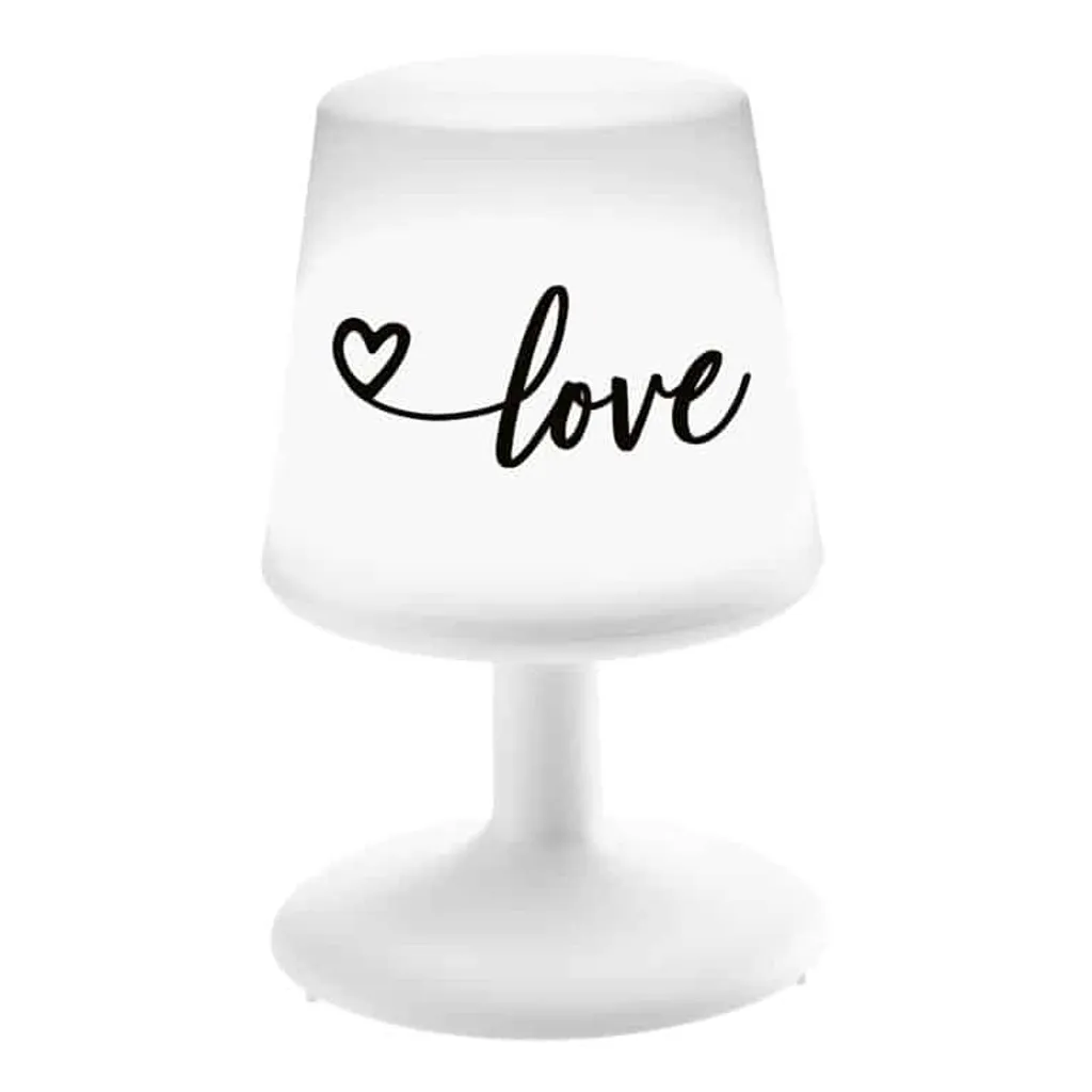 Lampada Koziol LIGHT TO GO Love Edition - LED Portatile e Ricaricabile