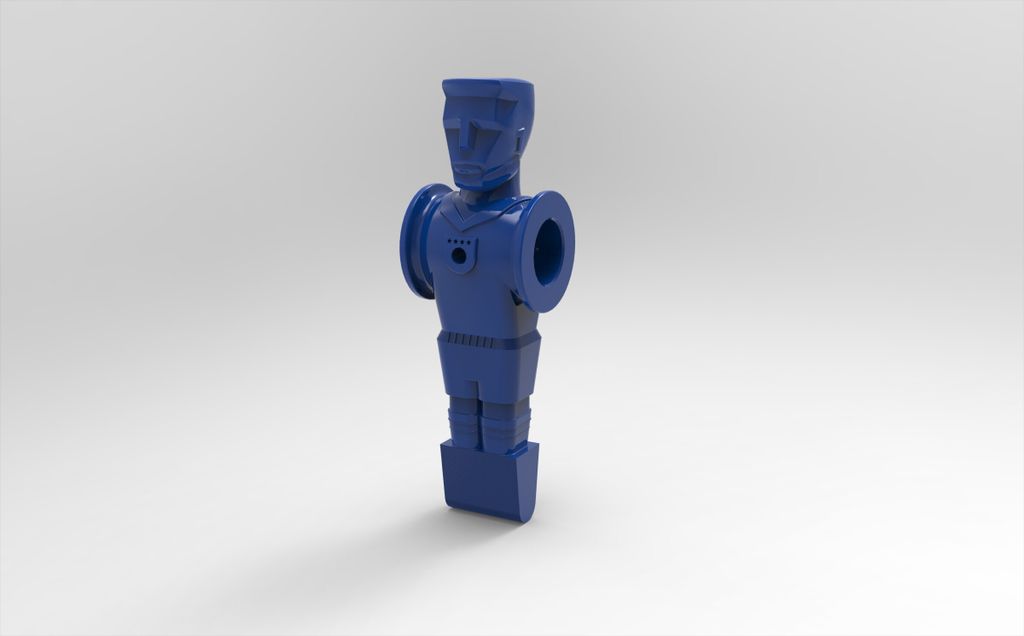 Ullrich-Sport Tischfussball Kicker Figur 'Soccer mit Gewicht - blau'