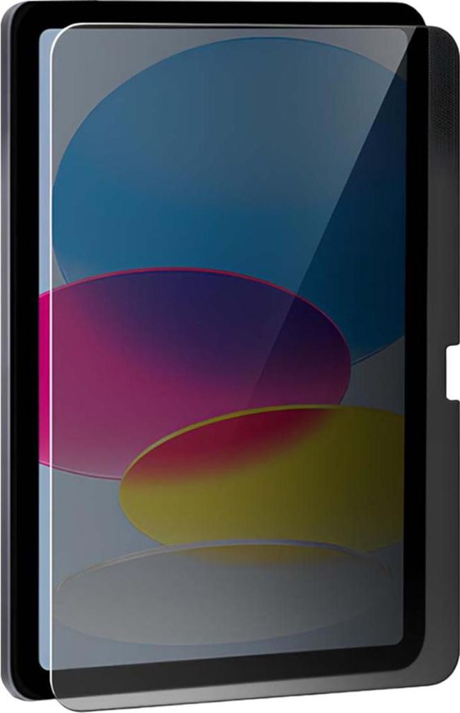 Eiger, Glas-Folie für iPad 10.9 11 Zoll Premium Asahi Sichtschutzfunktion, Transparentes Schwarz