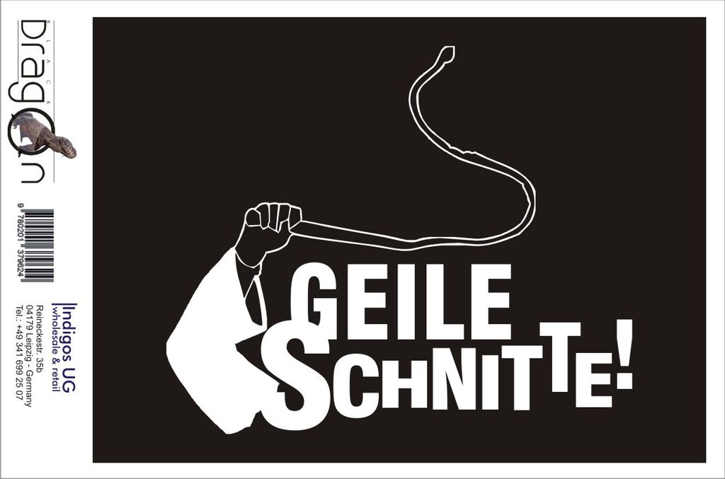 Aufkleber / Autoaufkleber - JDM / Die cut / Auto / OEM - GEILE SCHNITTE! - 120x100mm weiß - Heckscheibe / Heckscheibenaufkleber