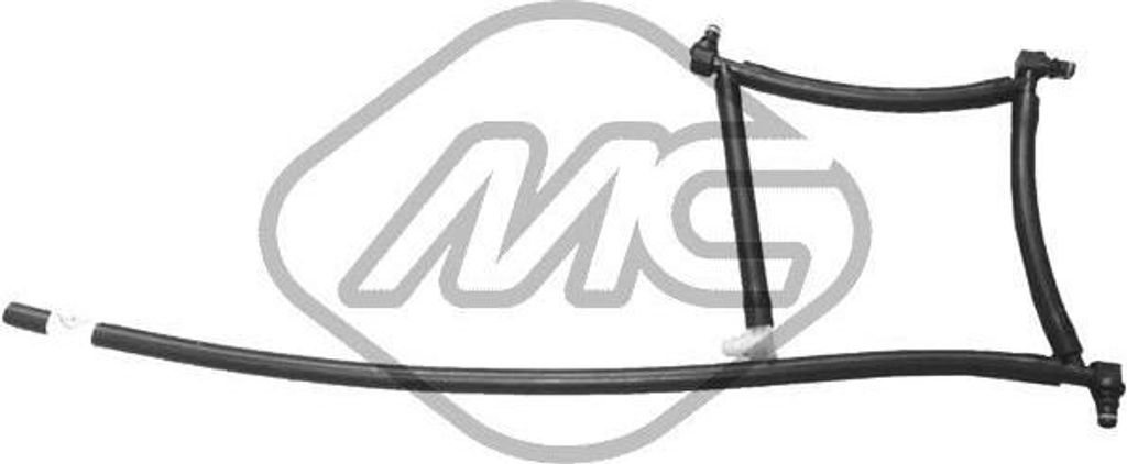 Metalcaucho 92047 Hochdruckleitungssatz, Einspritzsystem OE 1574Q1 kompatibel mit 1007, Fusion, Fiesta, Xsara, C3, C2, C1