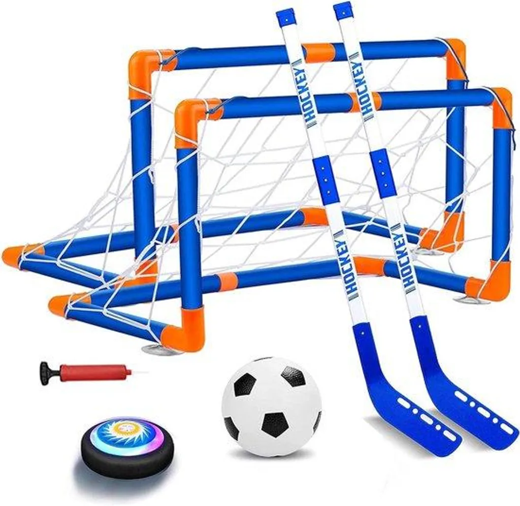 Kit de hockey 3 en 1 pour enfants avec crosses et balles pour match