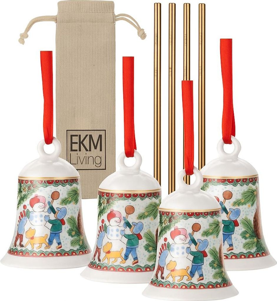 Set: 4× Hutschenreuther Weihnachtsglocke 2025 Immagine del prodotto 