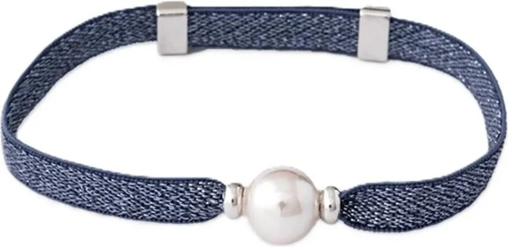 Bracelet Majorica Argent 925 modèle 17183.01.2.B00.000.1 avec Perle Blanche