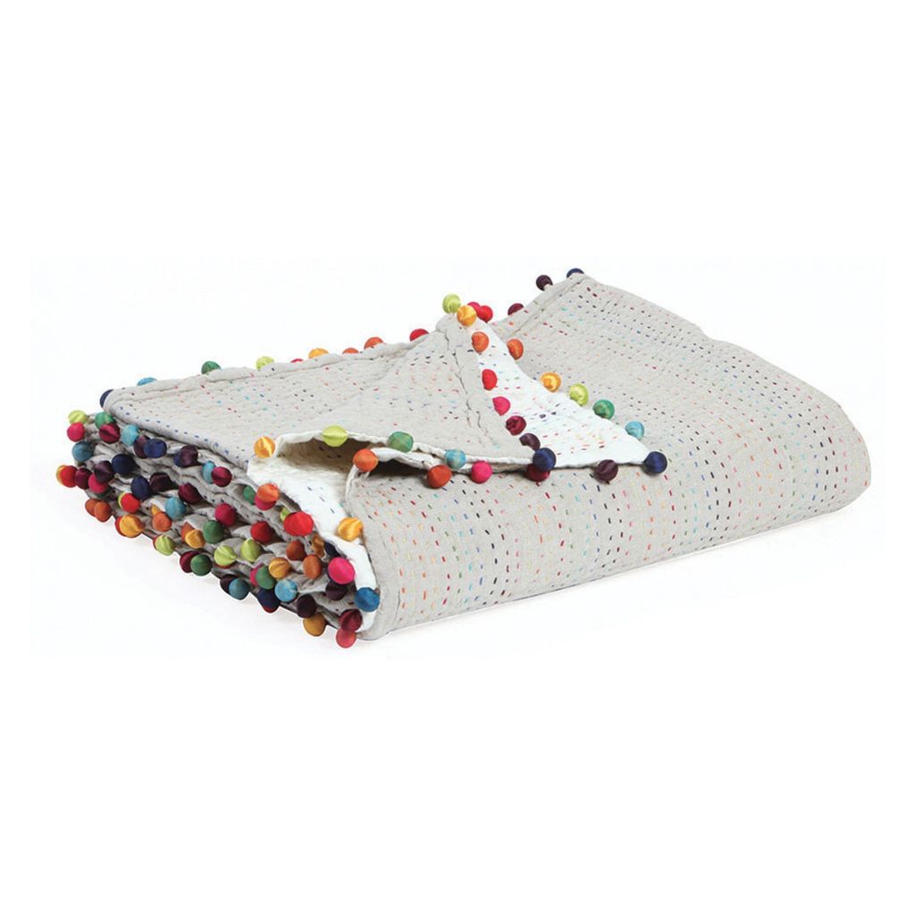 Gastounet Steppdecke multico 220 x 220 cm Vivaraise