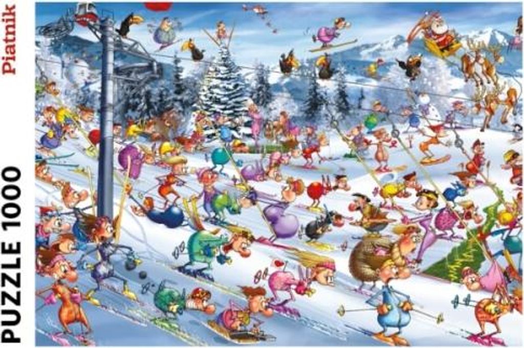 Piatnik 5351 - Ruyer, Christmas Ski 1000 Teile
