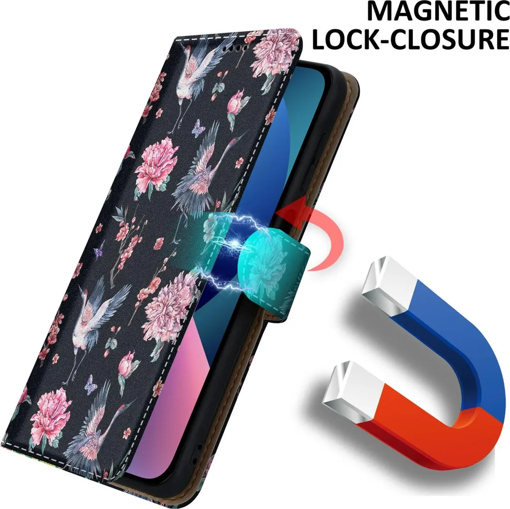 Custodia Magnetica iPhone 14 Cadorabo - Protezione Shockproof Nera - 4