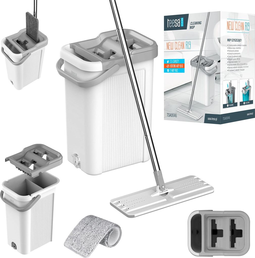 Teesa New Clean R19 7.5L Doppelkammer-Mopp
