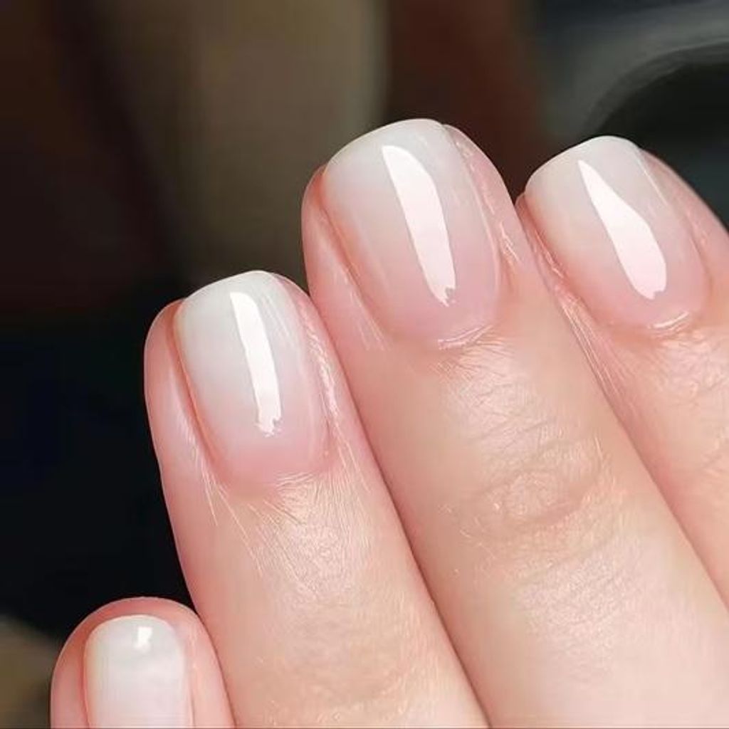 GKA Künstliche Fingernägel sehr kurz natürlich 24p G16 zum Aufkleben press on Nails Klebepads mit Kleber und Nagelfeile Nägel Kunstnägel Express