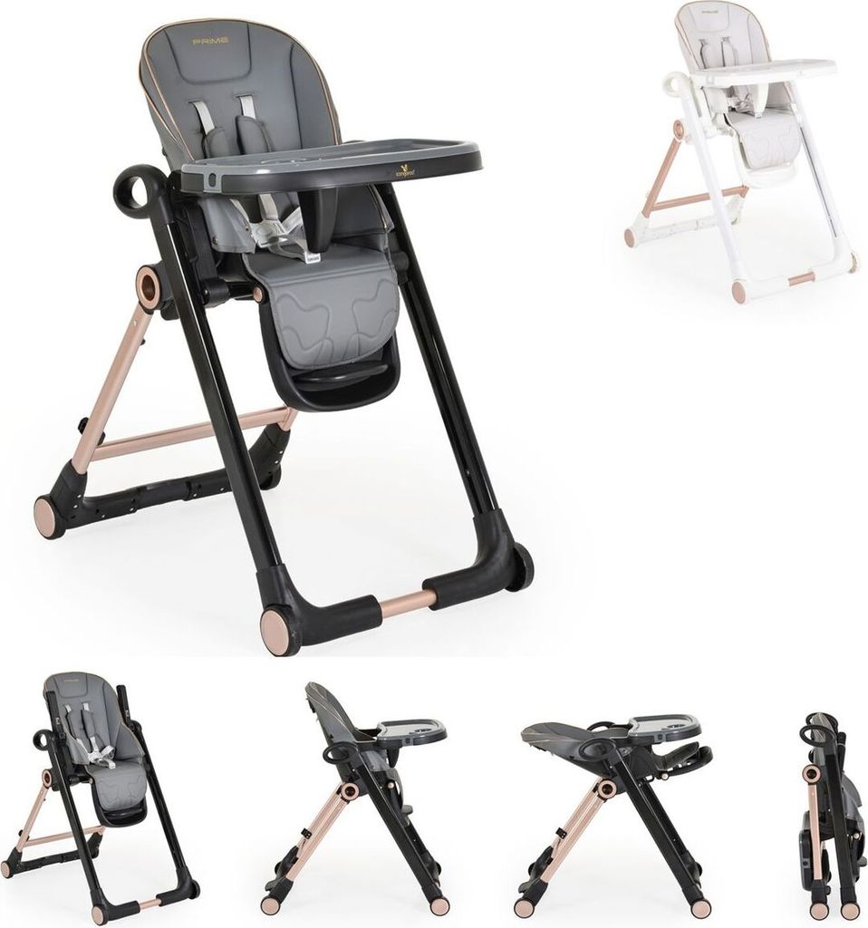 Cangaroo Prime Dunkelgrauer Kinderstuhl 13786