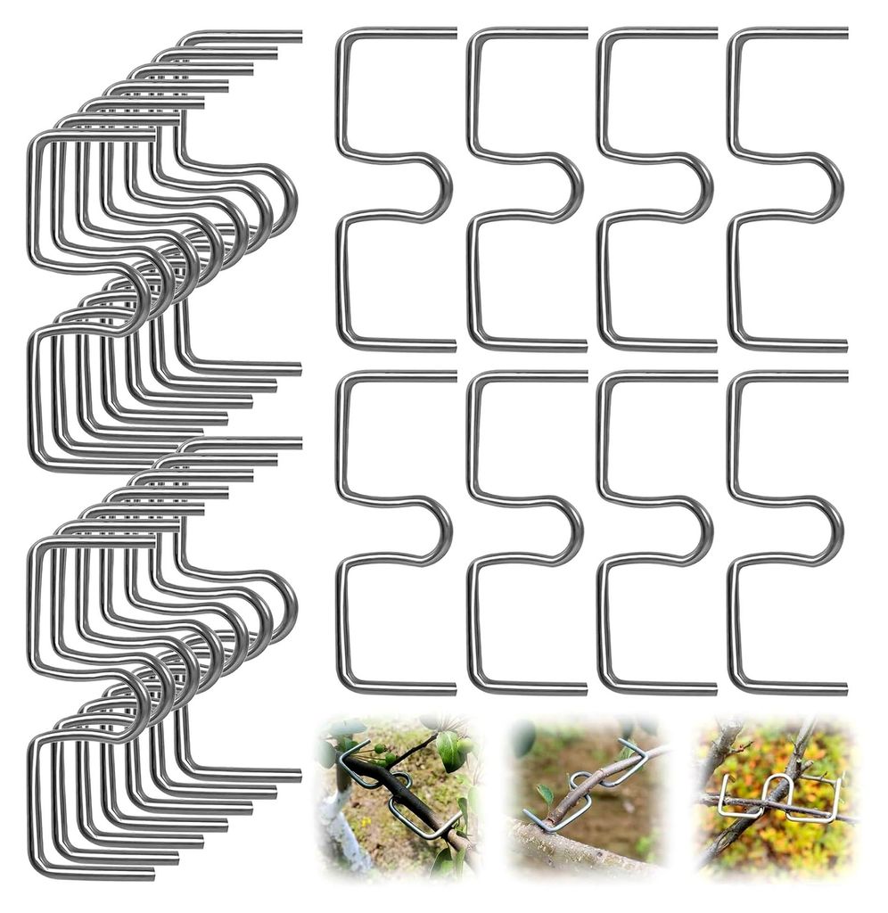 25 Stück Astzieher Astspreizer für Obstbäume, M-förmiger Astspreizer, Zweigspreizer für Gartenbäume, Tragbare landwirtschaftliche Werkzeuge