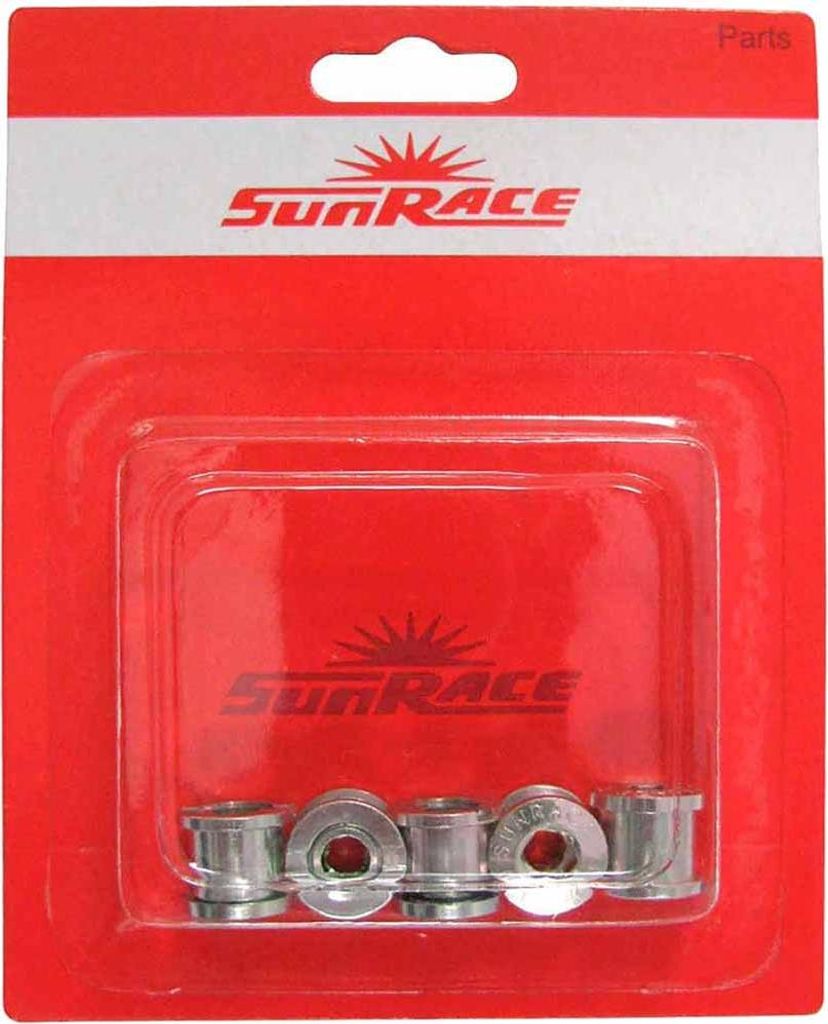 Sunrace Kettenblattschraubensatz 5 Einheiten Silber  Silber Produktbild 