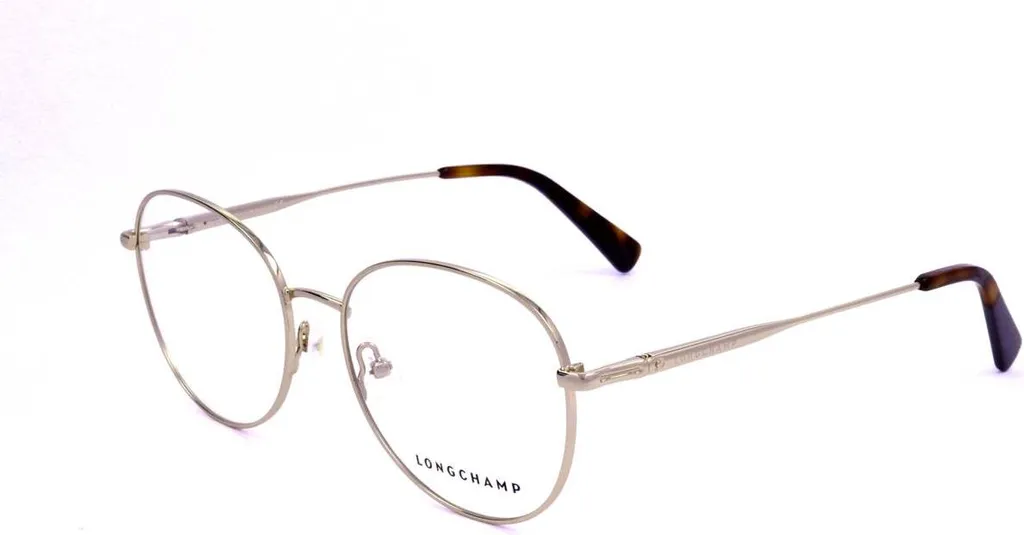Monture de lunettes pour femme Longchamp LO2140 dorée métal 54-17
