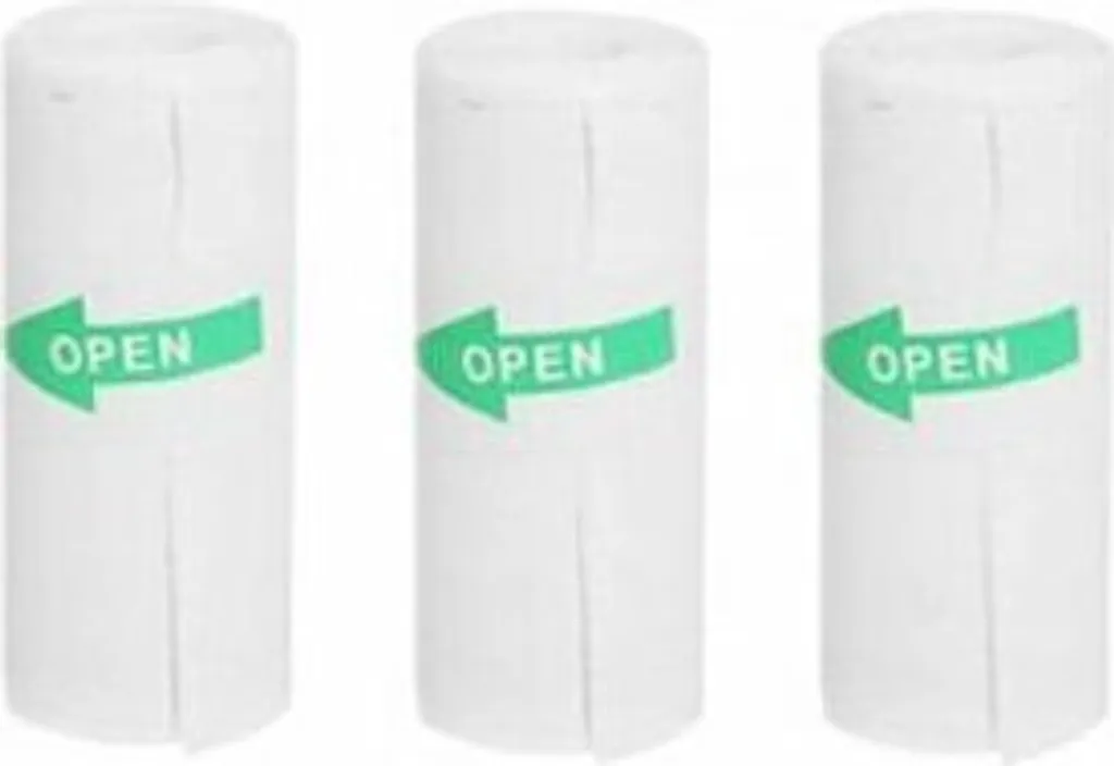Set di rotoli di carta adesiva per la mini stampante termica HURC9 cat - 3 pezzi.