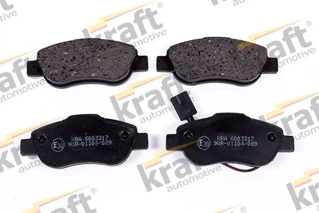 Plaquettes de frein à disque pour Fiat 500C et KA - Qualité OE KRAFT