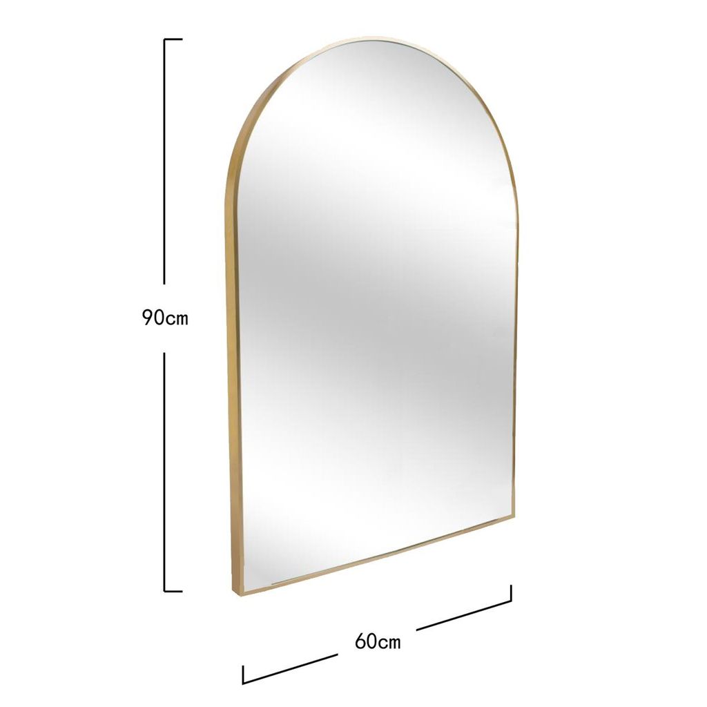 HOMLA ELORA Závesné zrkadlo zlaté 60x90 cm Obrázok produktu 3