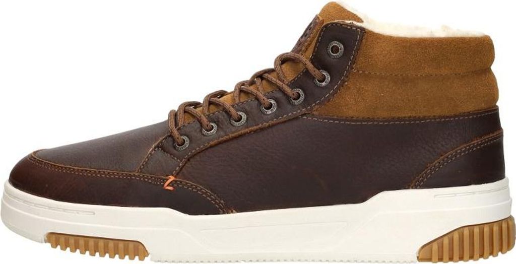 HUB Mark 2.1  Veterschoenen Hoog - Cognac - Maat 44 Image du produit 