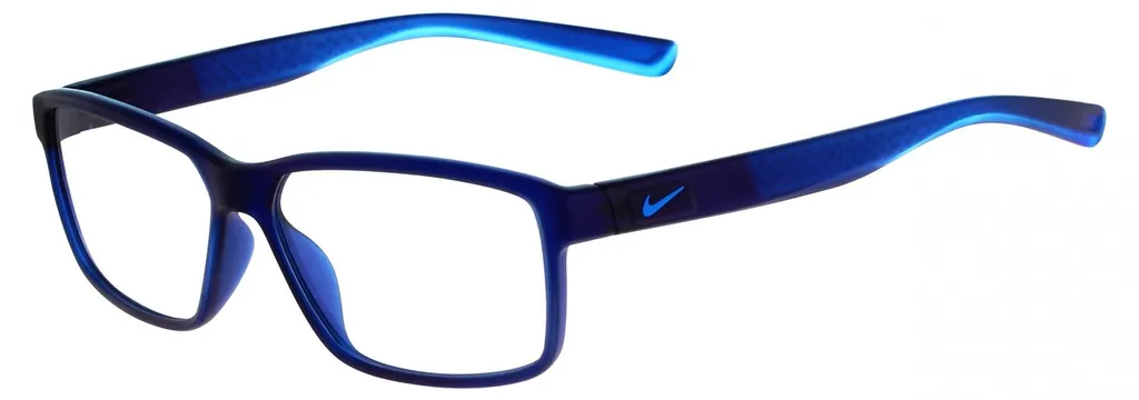 Nike 7092 Lunettes de vue légères Crystal Navy monture robuste de 55mm